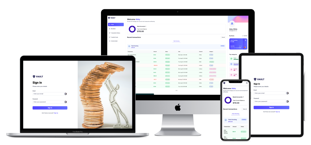 Vault Banking Desktop